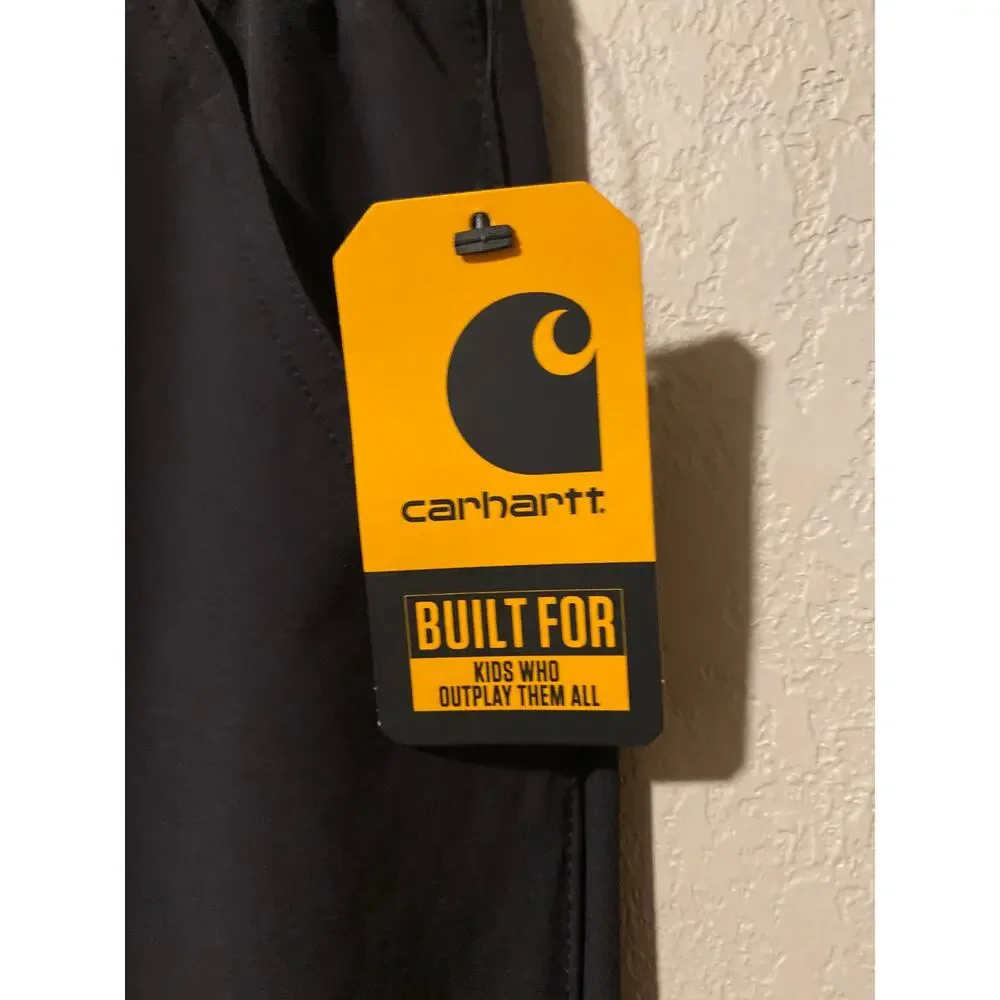 Carhartt Boys Rugged Flex Loose Fit Cargo Black Jogger SZ XL-18/20